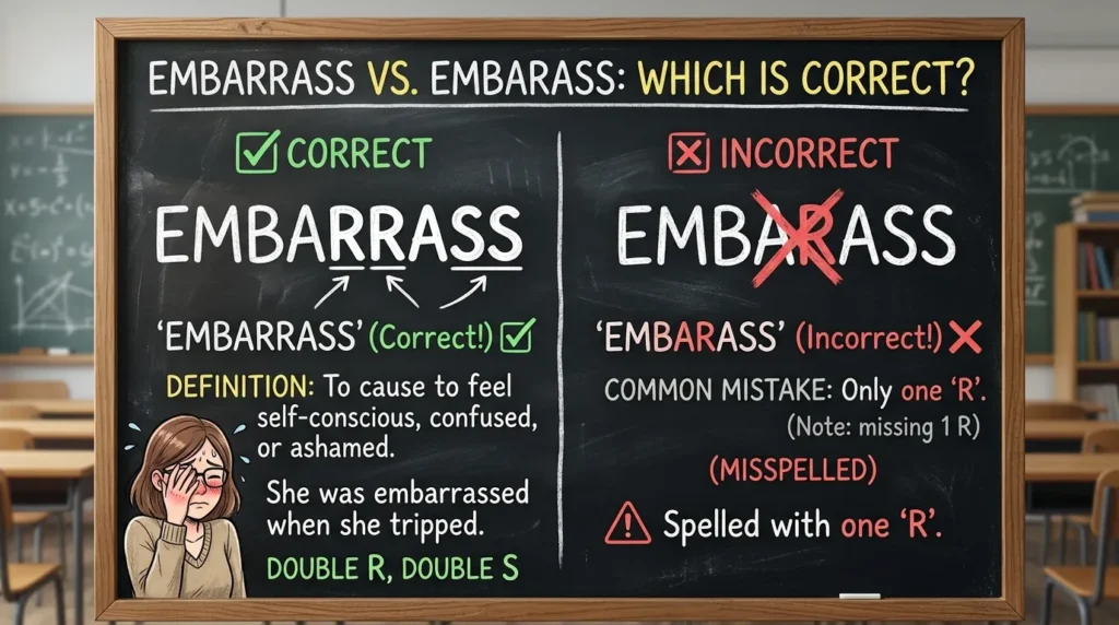 What Does Embarrass Mean?