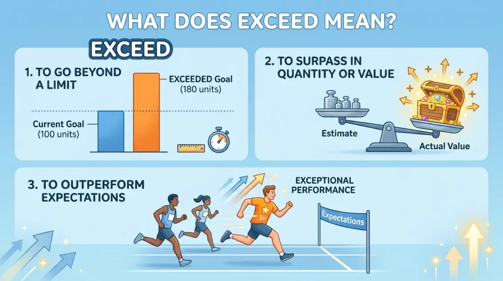 What Does Exceed Mean?