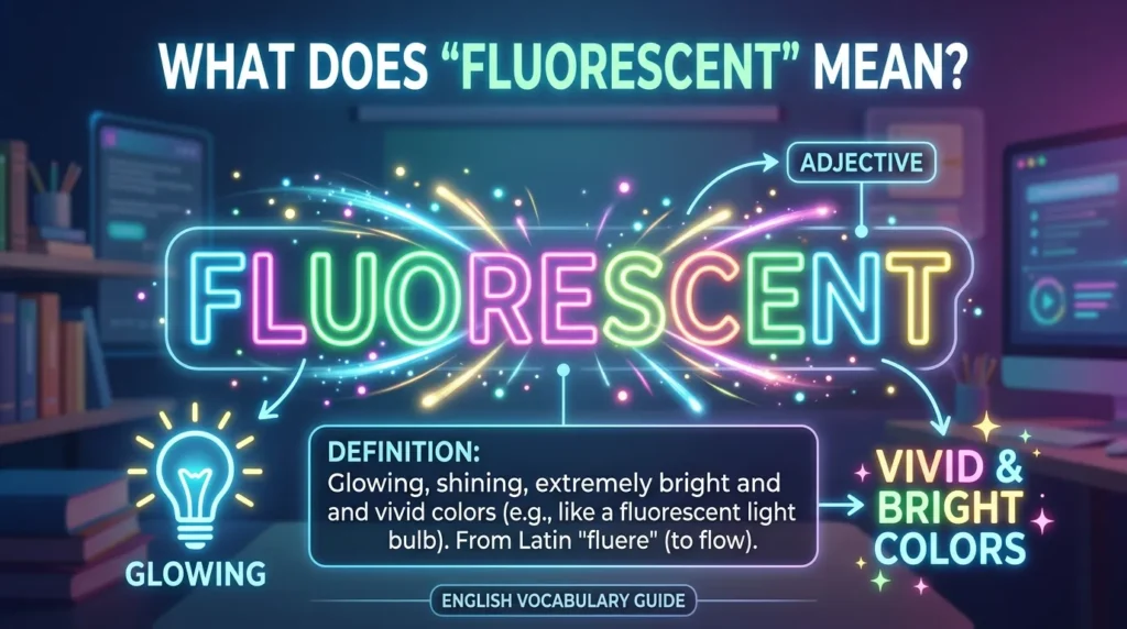 What Does Fluorescent Mean?