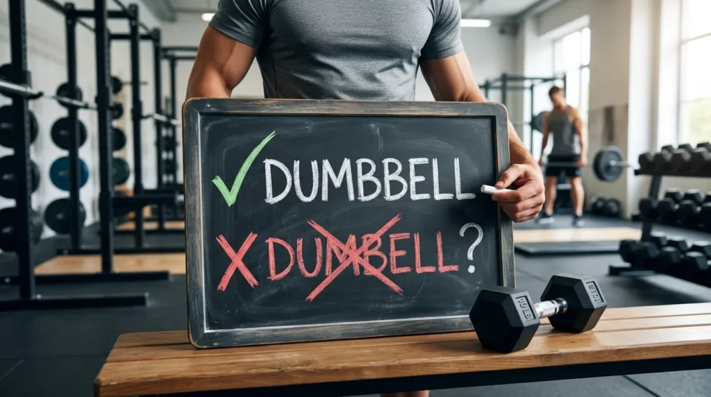 Why Do People Spell Dumbbell as Dumbell?