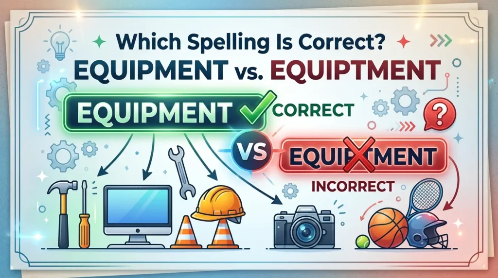 Why Is Equiptment Incorrect?