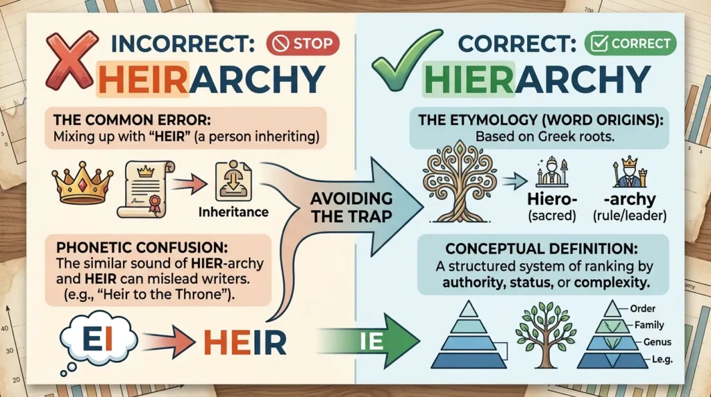 Why Is “Heirarchy” Incorrect?