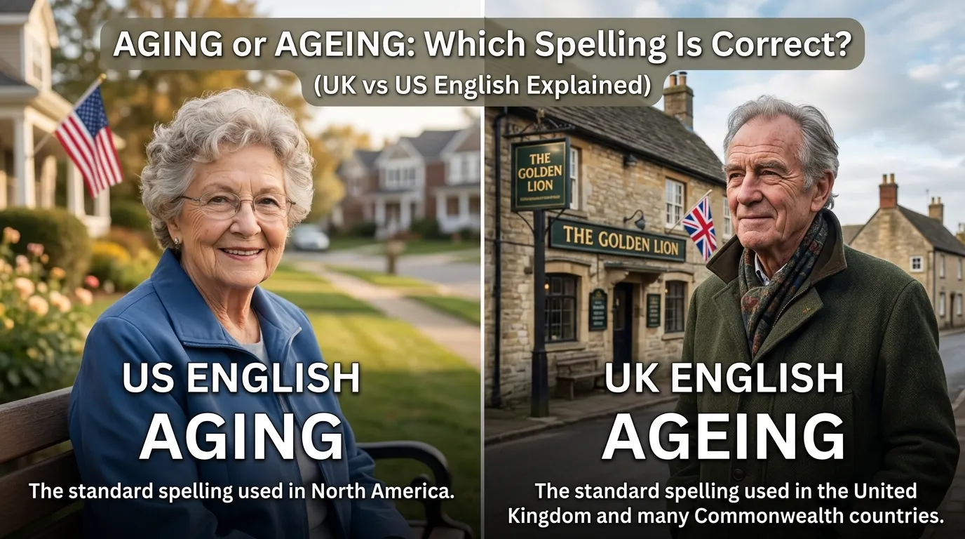 Aging or Ageing: Which Spelling Is Correct