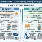 Flakey or Flaky: Which Spelling Is Correct