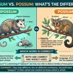 Opossum or Possum: What's the Difference
