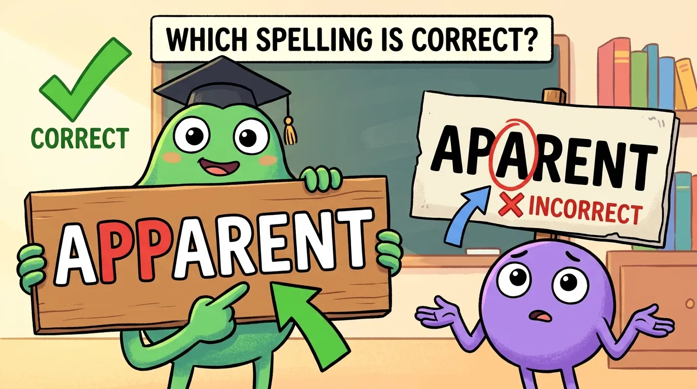 Apparent vs Aparent: Which Spelling Is Correct?