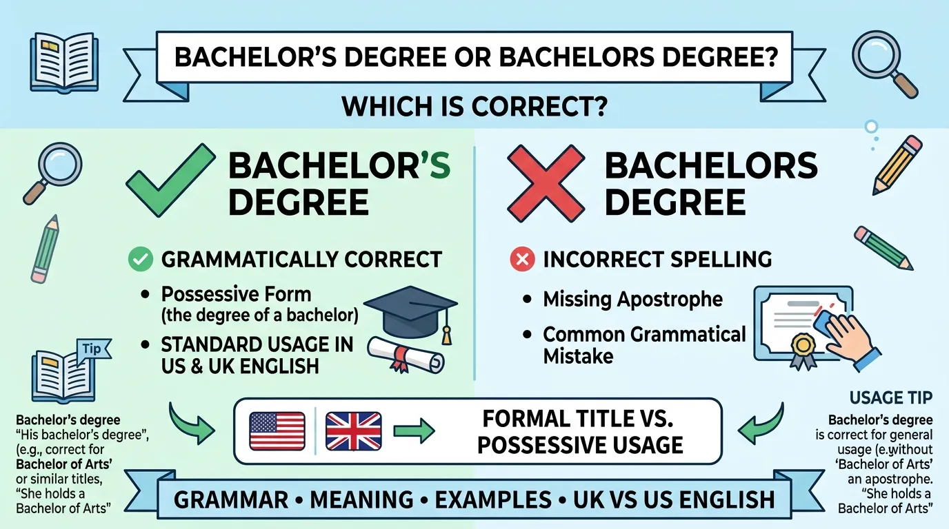 Bachelor's Degree or Bachelors Degree: Which Is Correct?