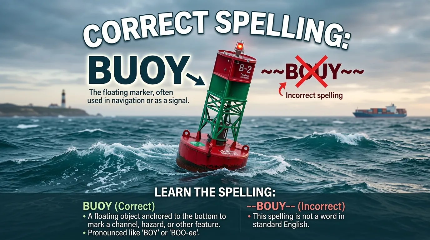 Buoy vs Bouy: Which Spelling Is Correct?