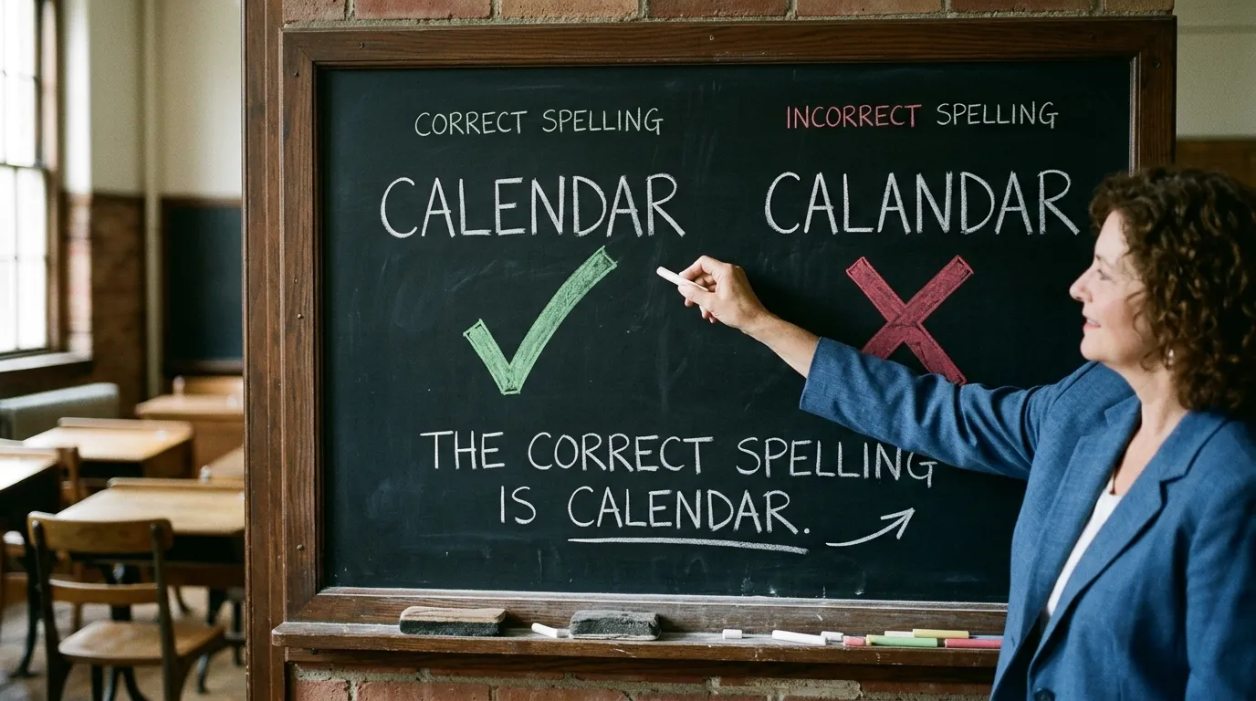 Calendar vs Calandar: Which Spelling Is Correct?