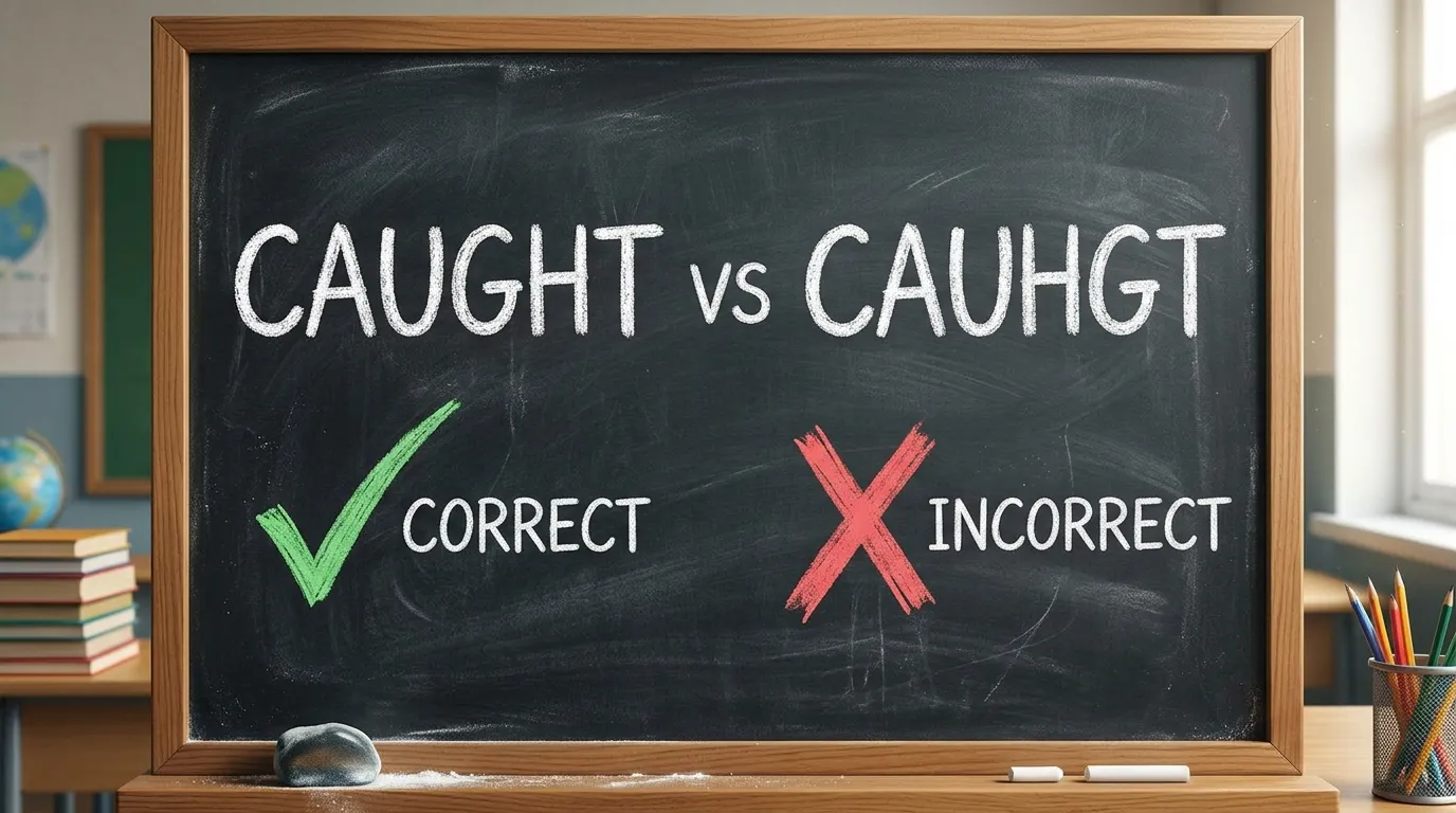Caught vs Cauhgt: Which Spelling Is Correct?