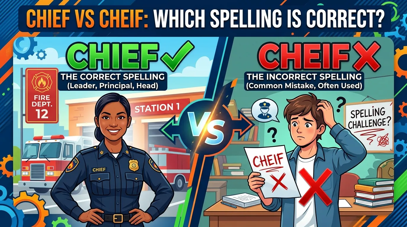 Chief vs Cheif: Which Spelling Is Correct?