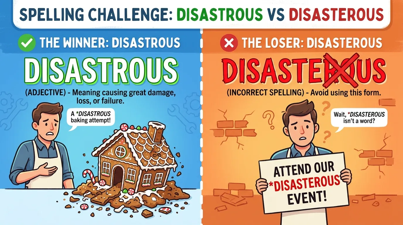 Disastrous vs Disasterous: Which Spelling Is Correct?