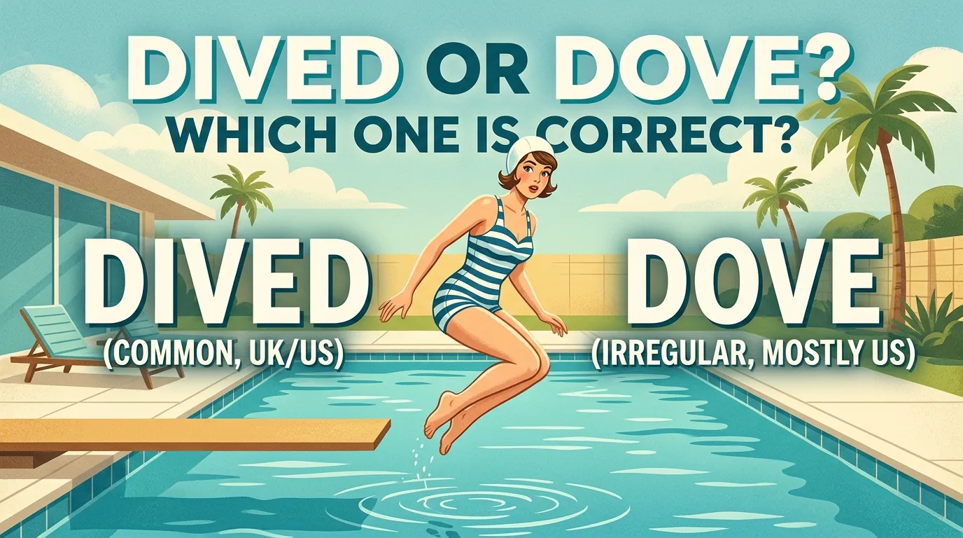 Dived or Dove: Which One Is Correct?