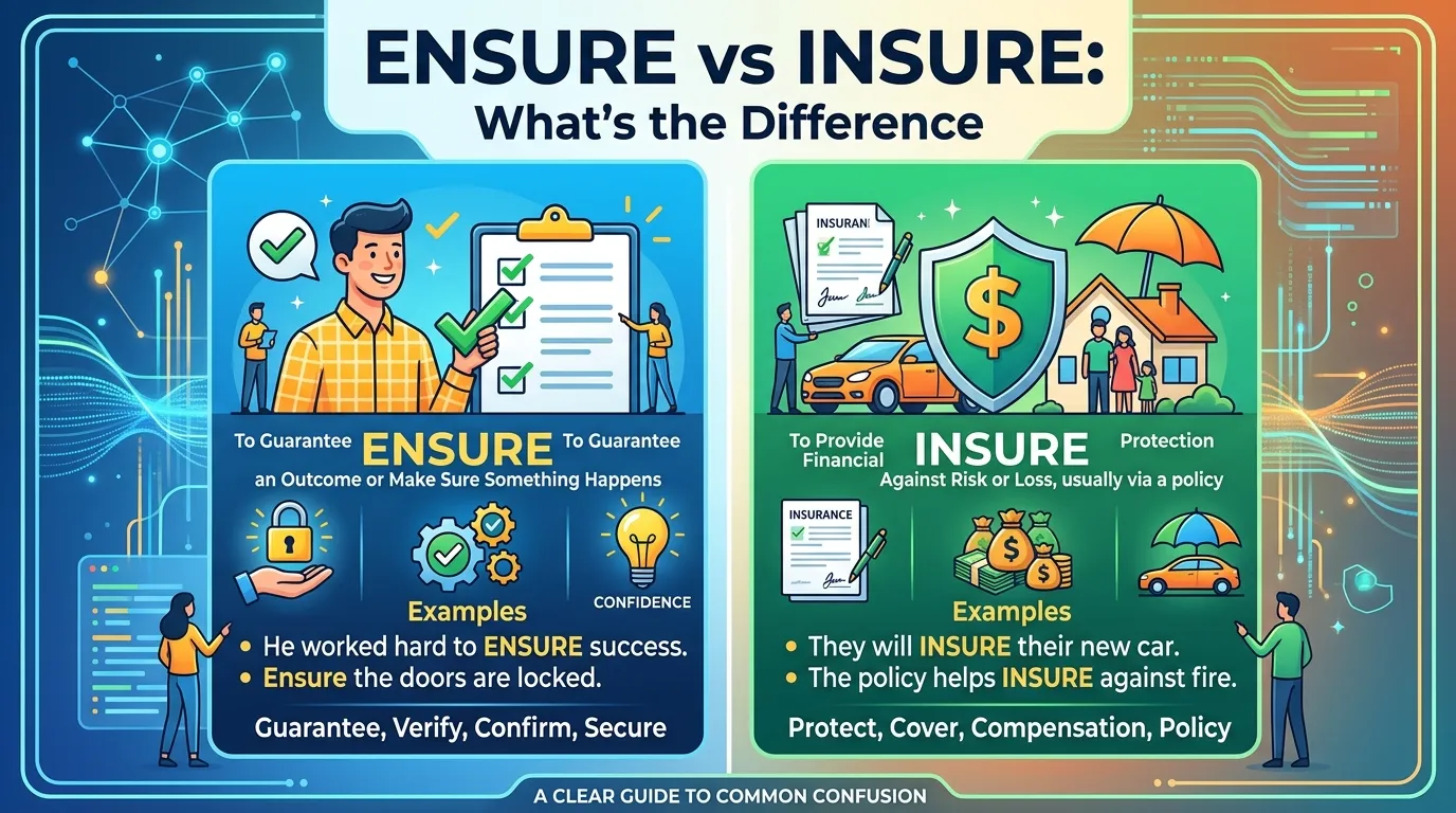 Ensure vs Insure: What’s the Difference