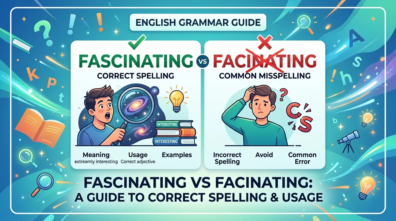 Fascinating vs Facinating: Which Spelling Is Correct?