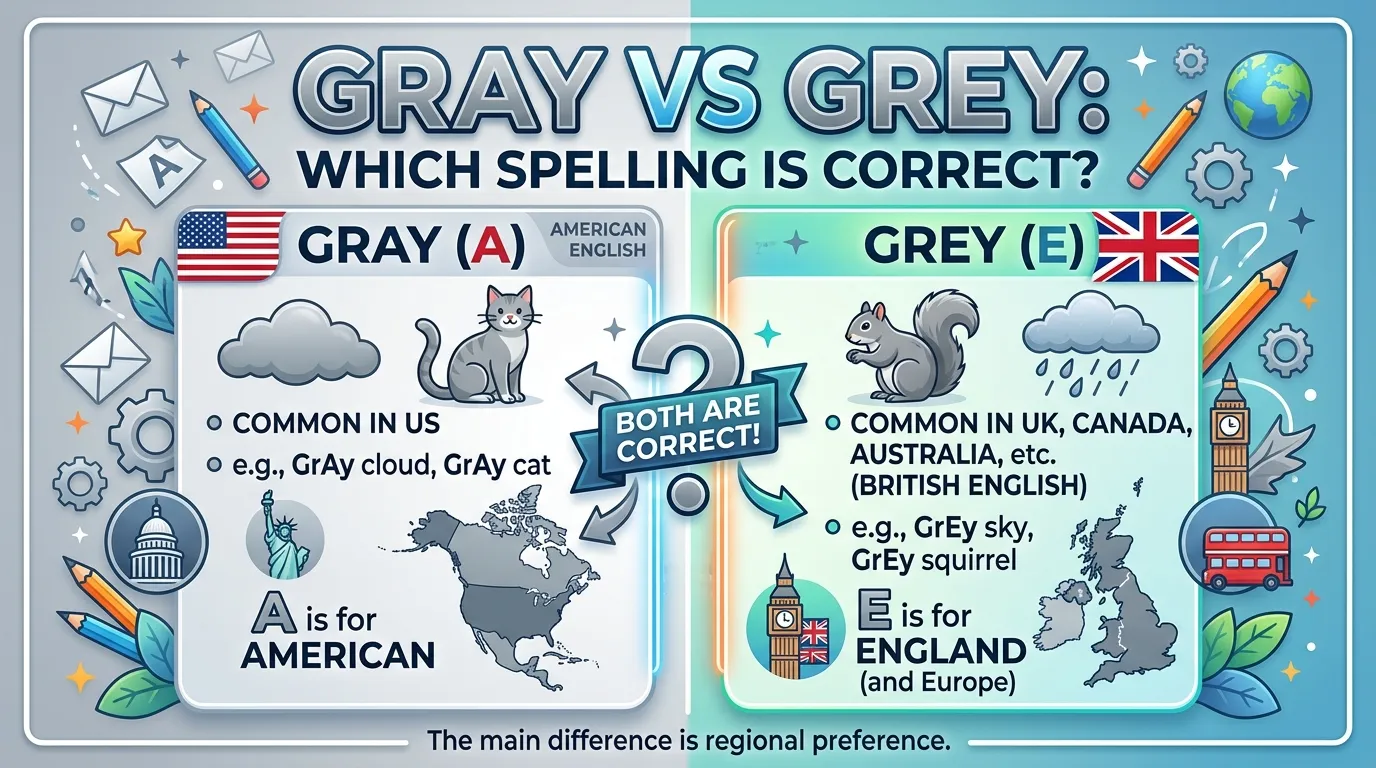 Gray vs Grey: Which Spelling Is Correct?
