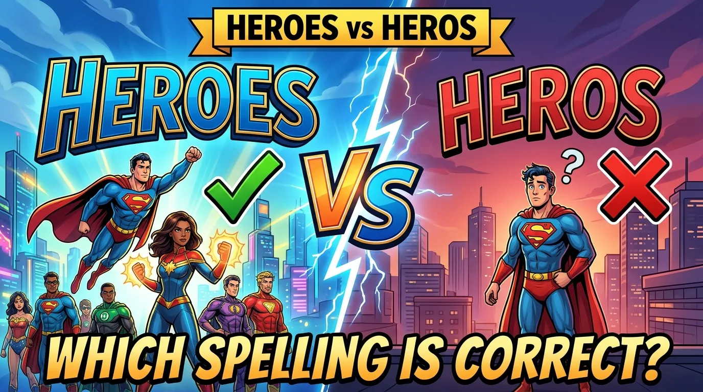 Heroes vs Heros: Which Spelling Is Correct?