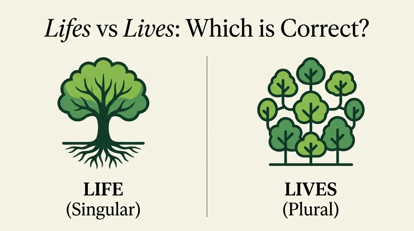 Lifes or Lives: Which Is Correct?