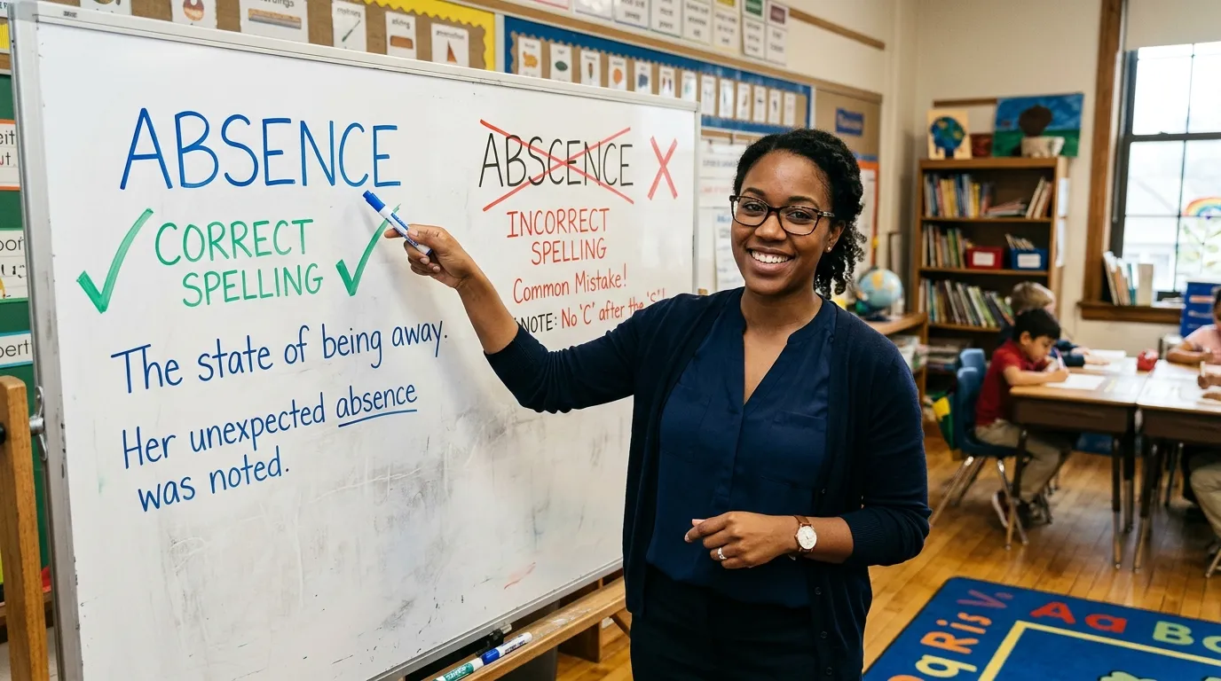 Absence vs Abscence: Which Spelling Is Correct?