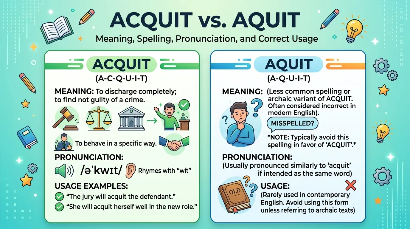 Acquit vs Aquit