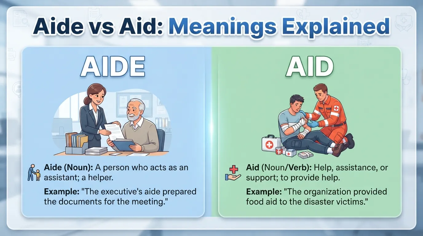 Aide vs Aid