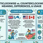 Anticlockwise vs Counterclockwise