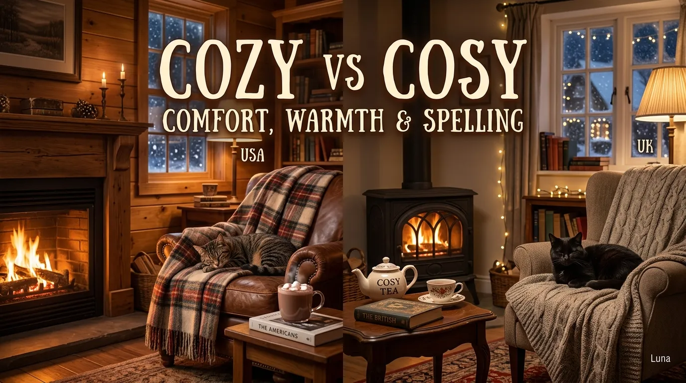 Cozy vs Cosy