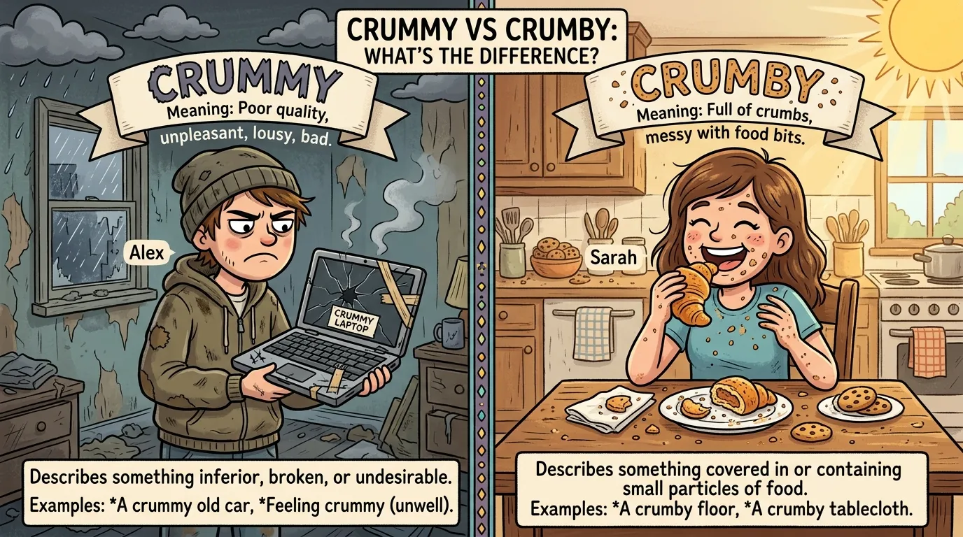 Crummy vs Crumby: What’s the Difference?