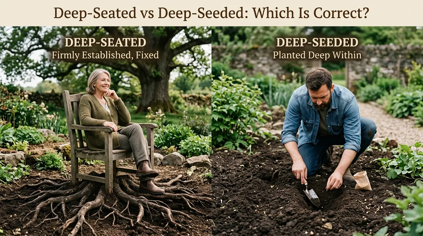 Deep-Seated vs Deep-Seeded: Which Is Correct?