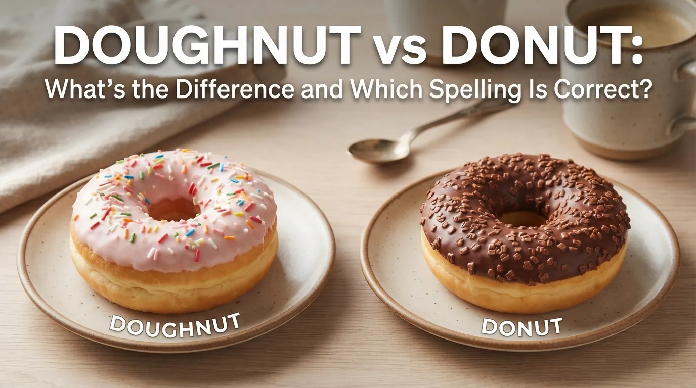 Doughnut vs Donut: What’s the Difference