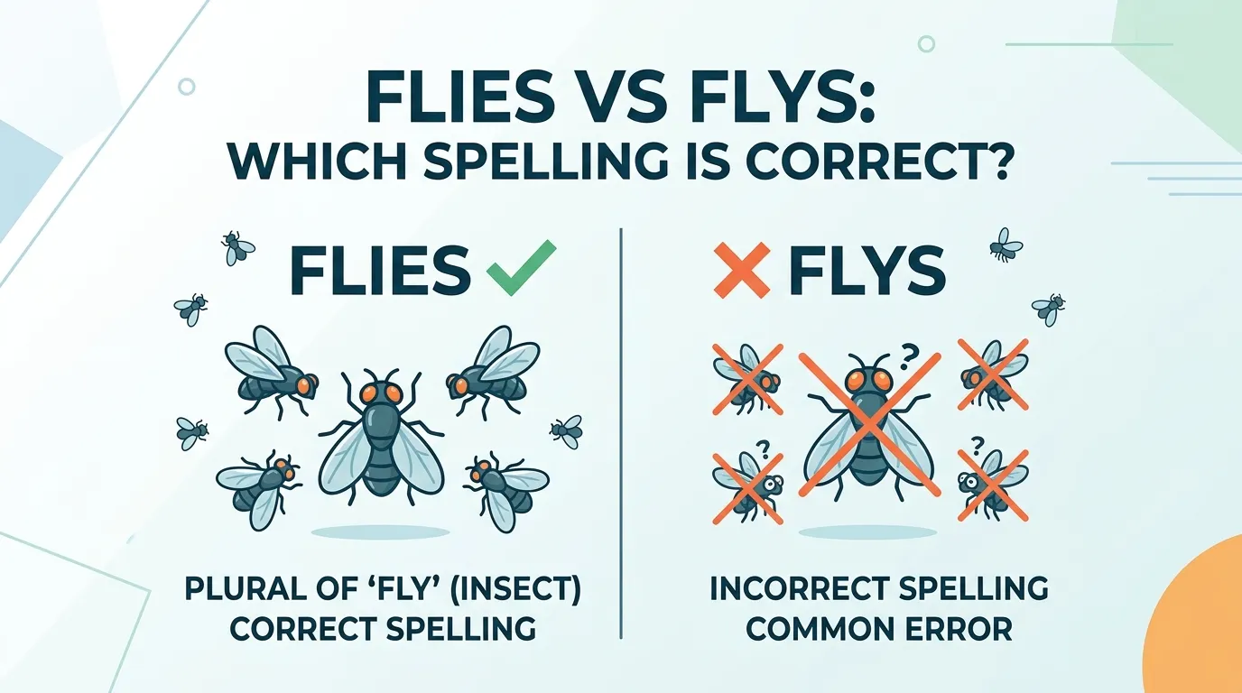 Flies vs Flys: Which Spelling Is Correct?