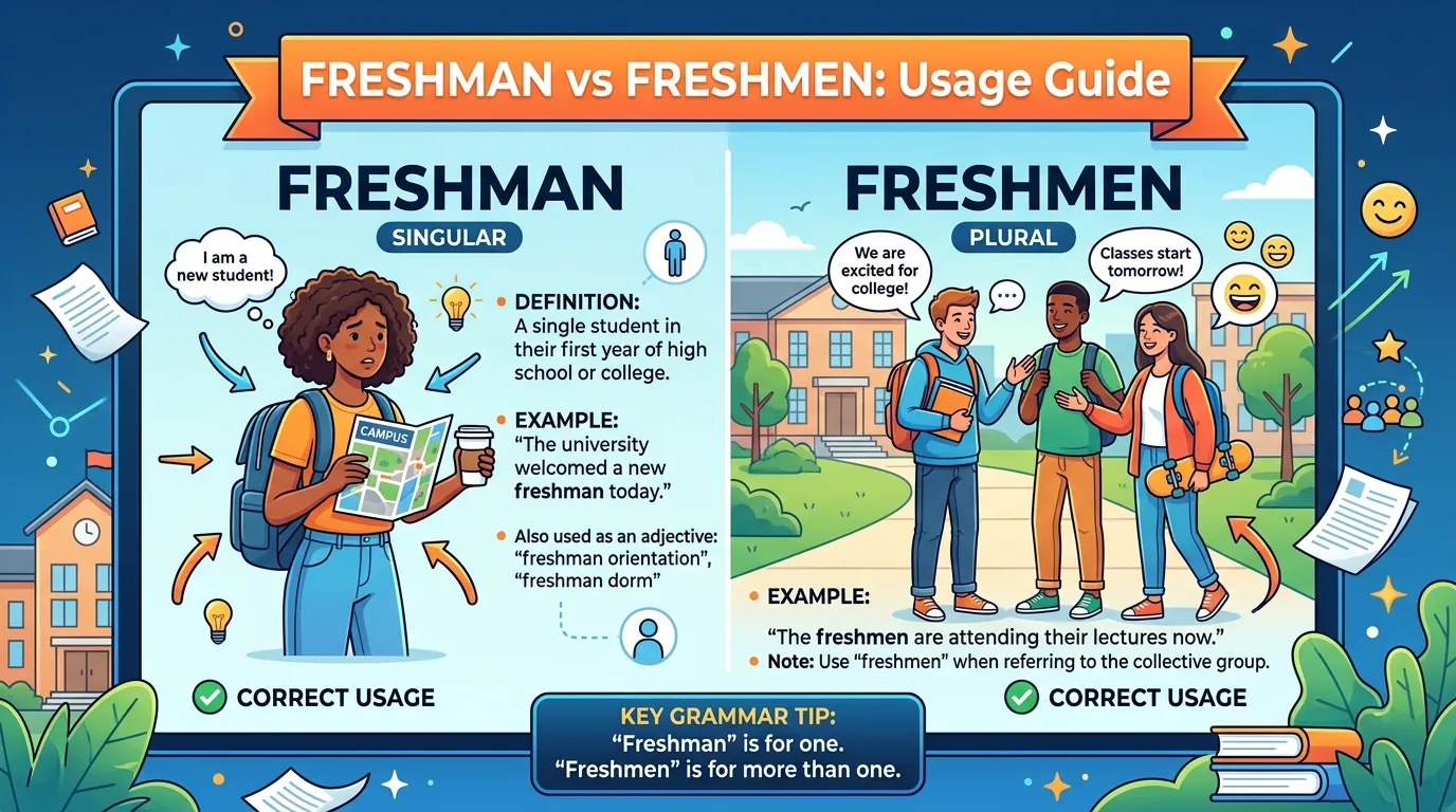 Freshman vs Freshmen