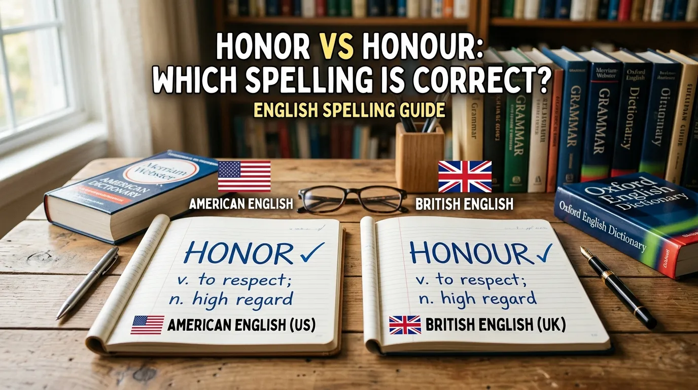 Honor vs Honour: Which Spelling Is Correct?