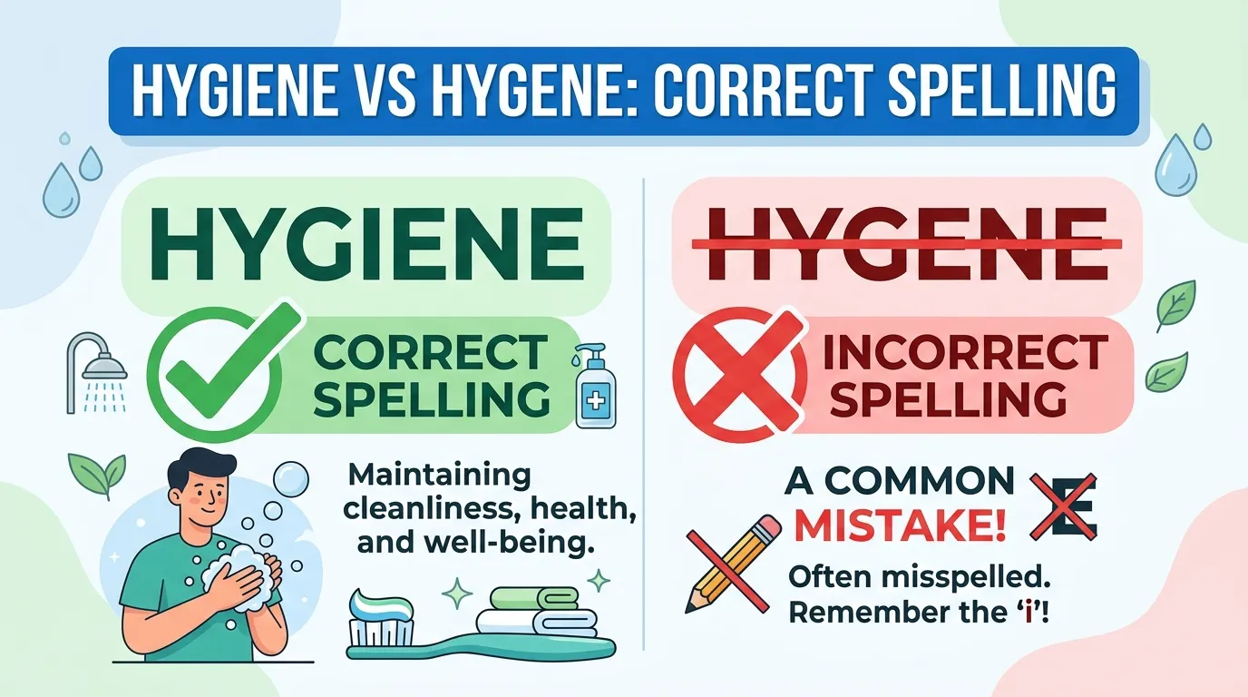 Hygiene vs Hygene: Correct Spelling
