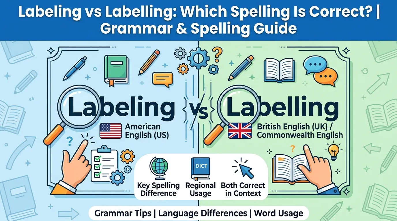 Labeling vs Labelling: Which Spelling Is Correct?