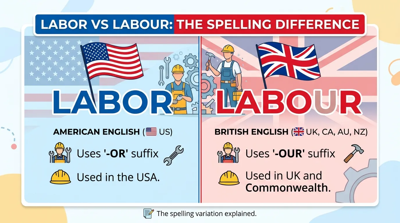 Labor vs Labour: What’s the Difference?