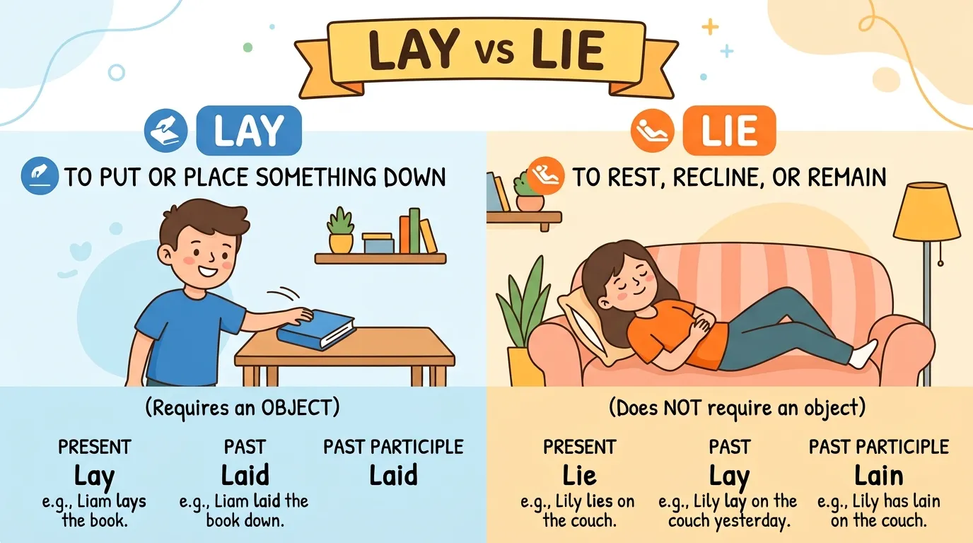 Lay vs Lie