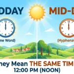 Midday vs Mid-Day: Which Spelling Is Correct?