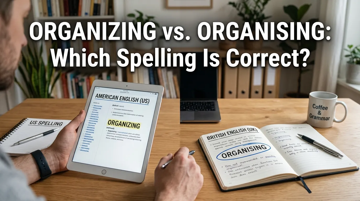 Organizing vs Organising: Which Spelling Is Correct?