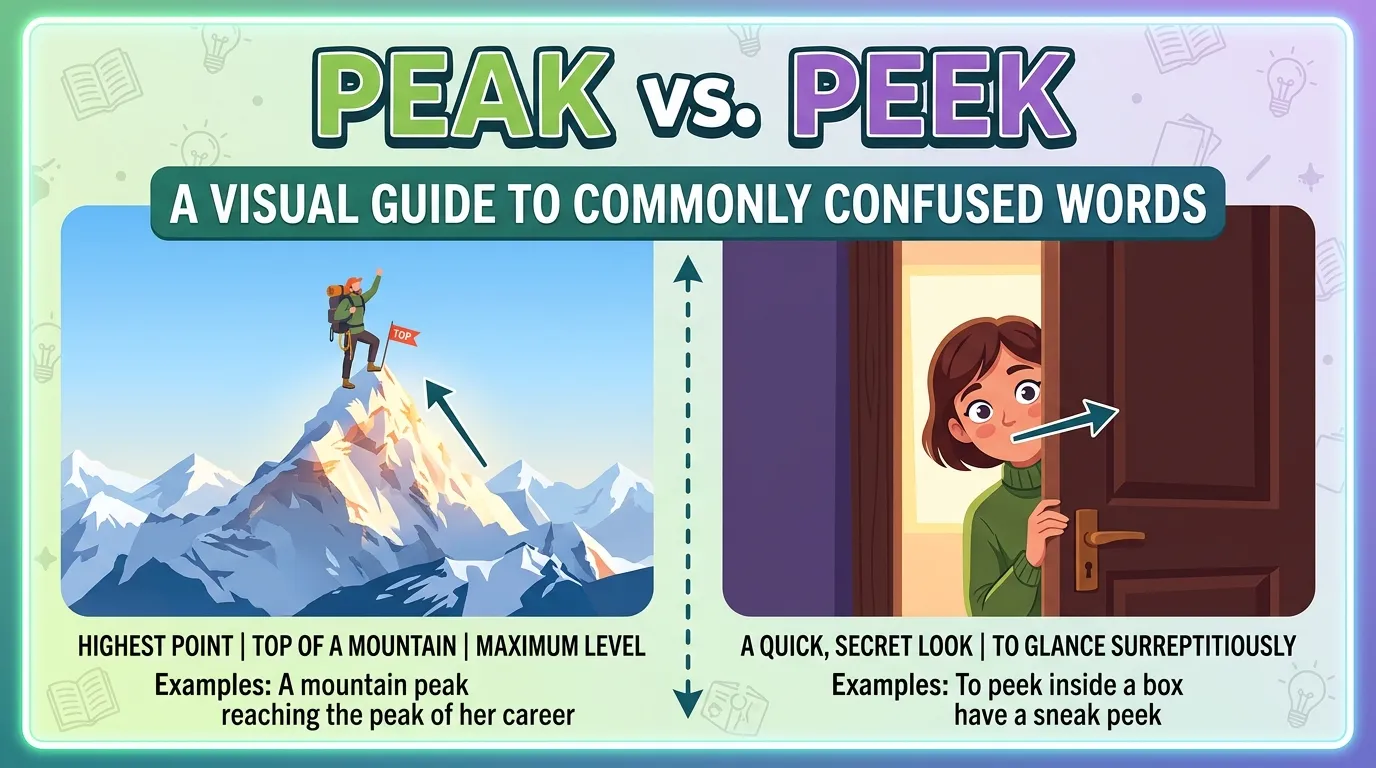 Peak vs Peek
