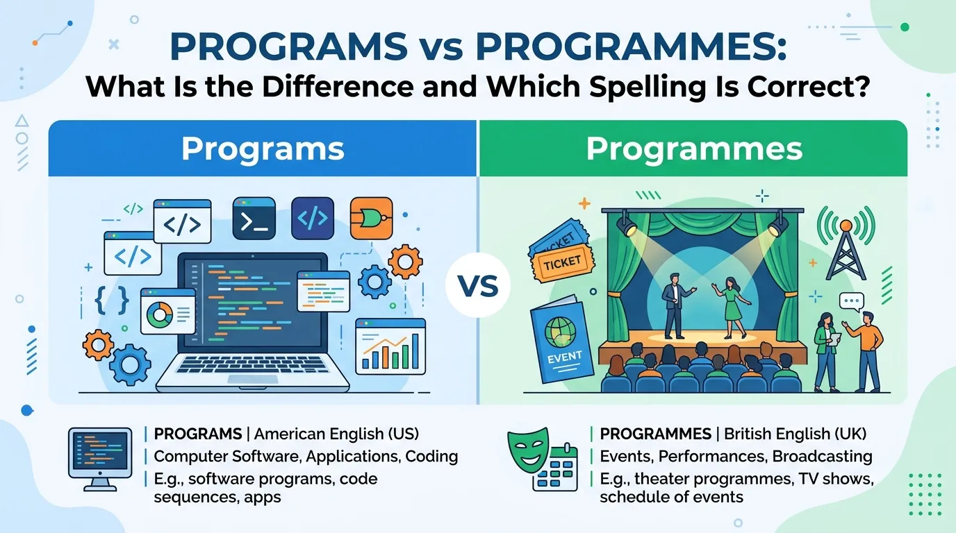 Programs vs Programmes: What Is the Difference