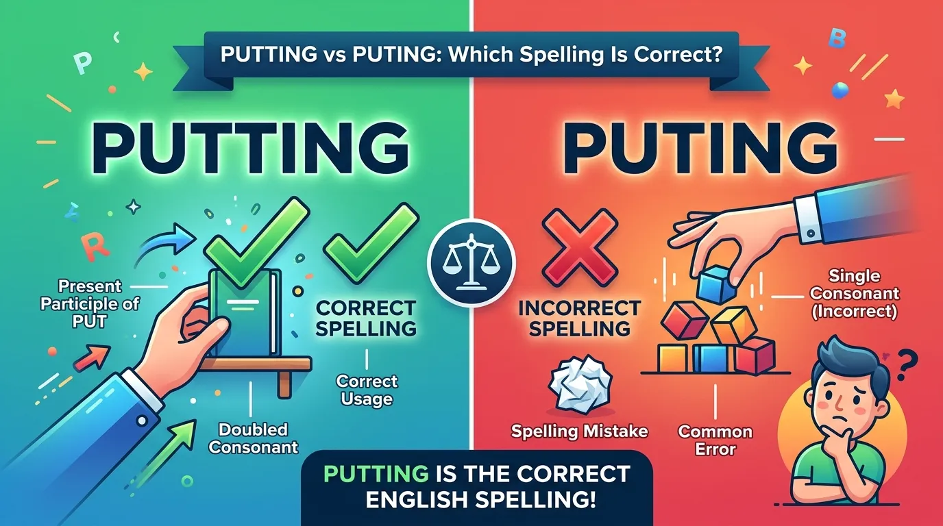 Putting vs Puting: Which Spelling Is Correct?