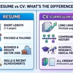 Resume vs CV: What’s the Difference
