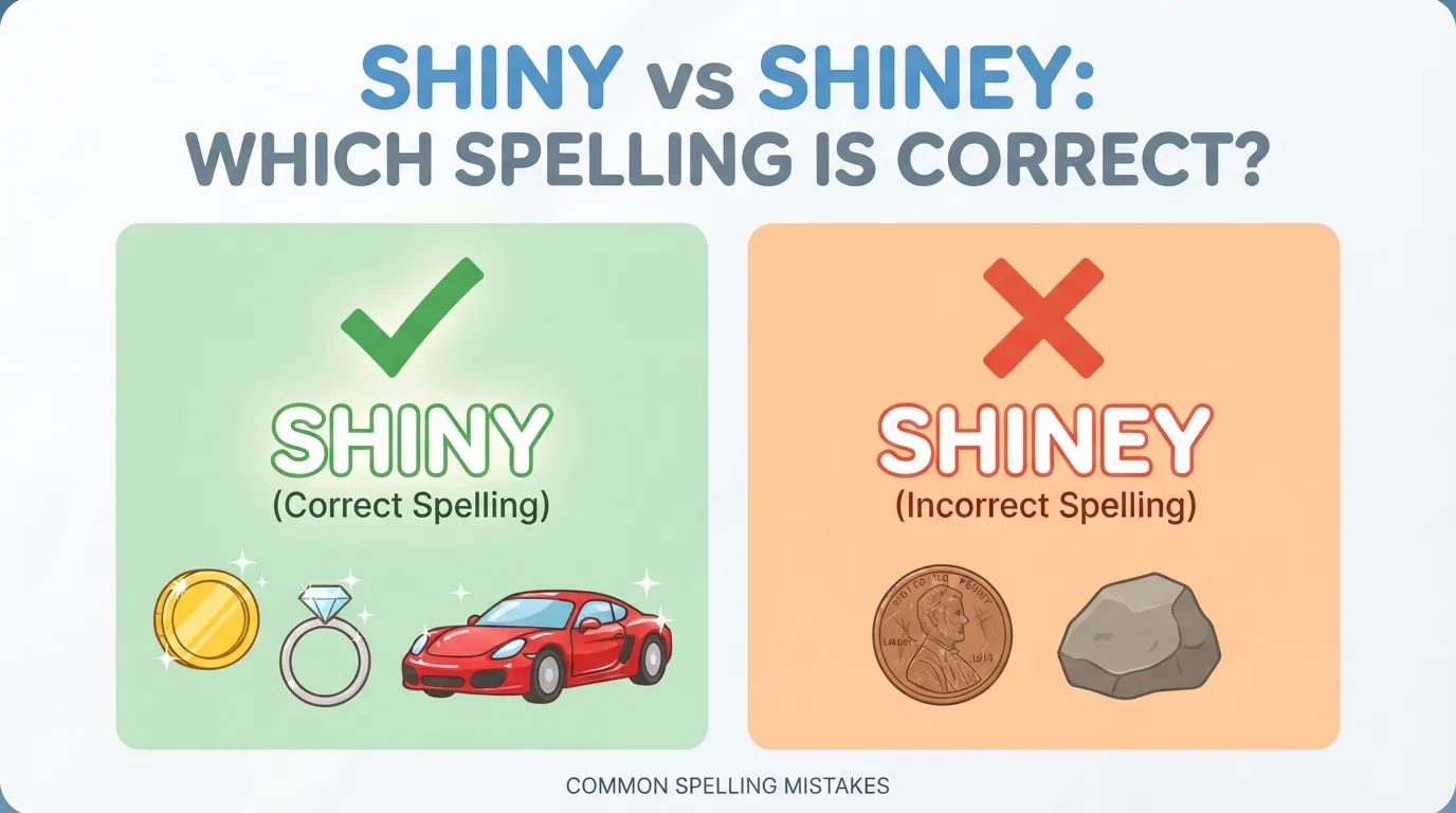 Shiny vs Shiney: Which Spelling Is Correct?