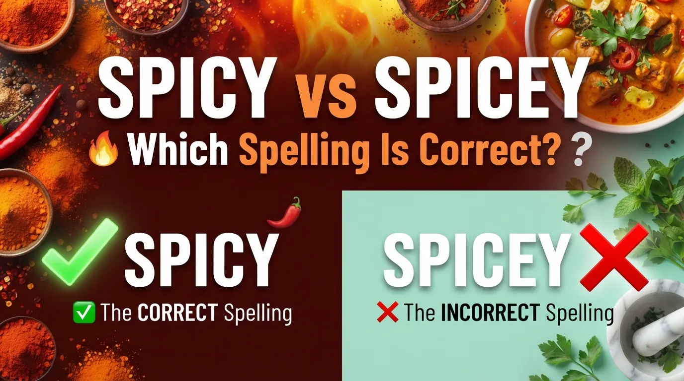 Spicy vs Spicey: Which Spelling Is Correct?