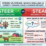 Steer vs Stear: Which Spelling Is Correct?