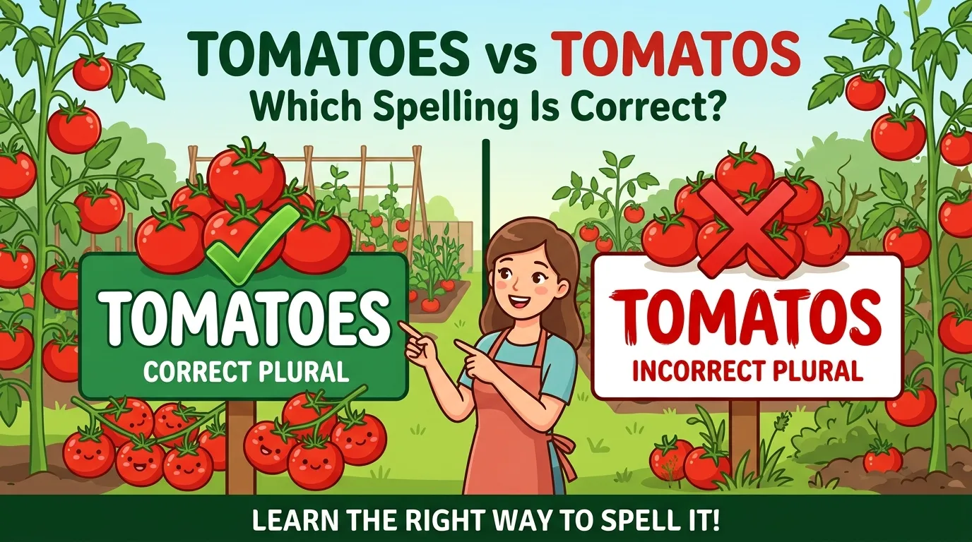 Tomatoes vs Tomatos: Which Spelling Is Correct?