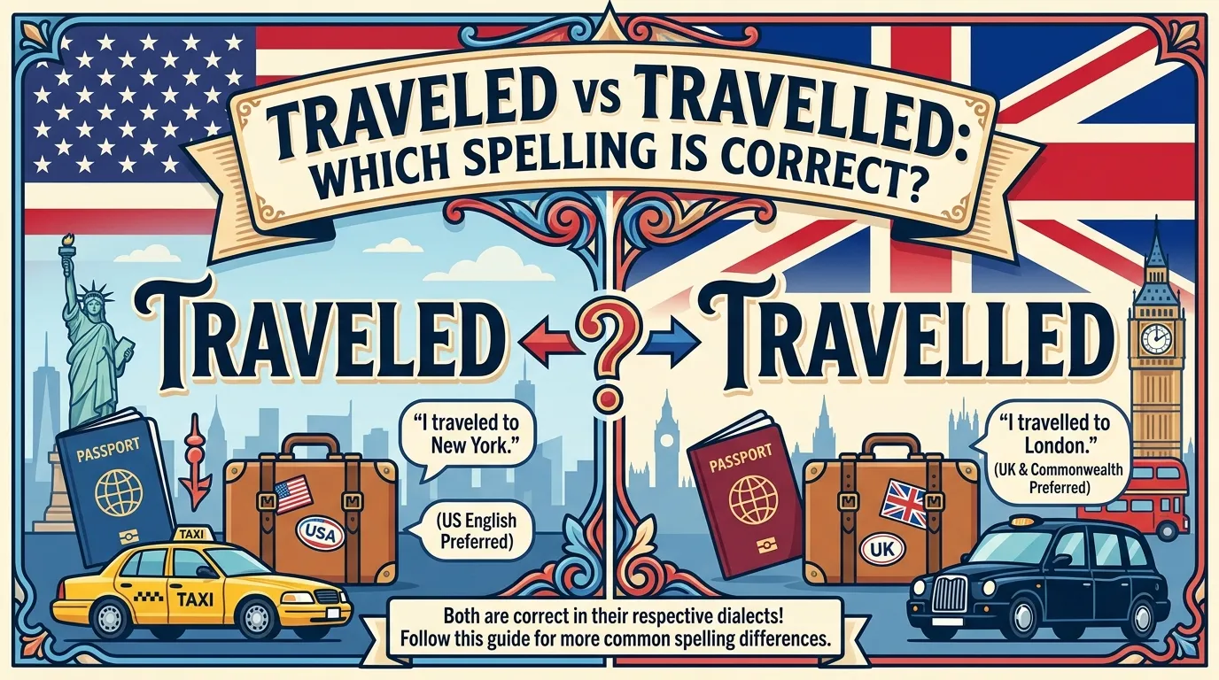 Traveled vs Travelled: Which Spelling Is Correct?