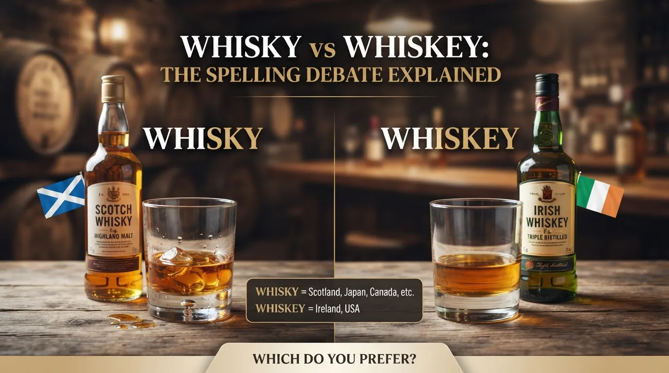 Whisky vs Whiskey: What’s the Difference