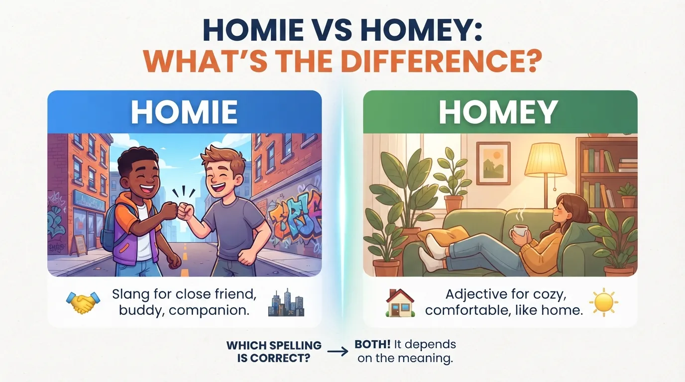 Homie vs Homey: What's the Difference